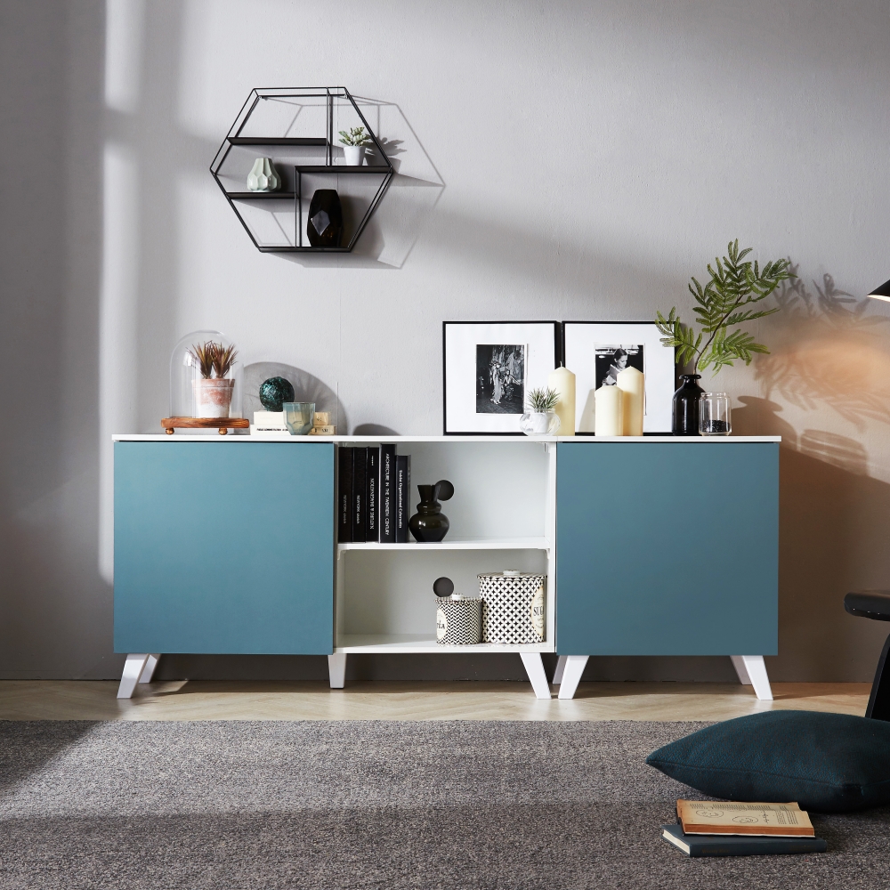 동서가구 델루아 1800높은 단문거실장DF910637