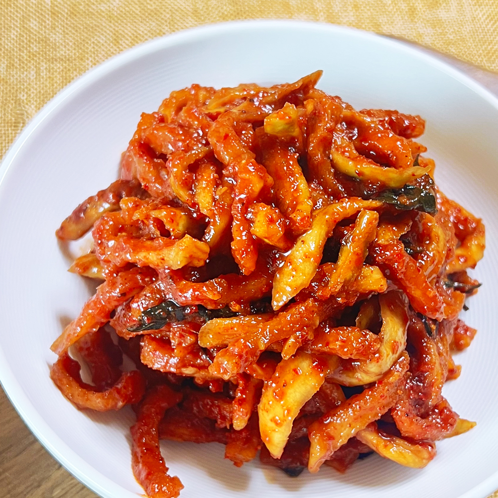 [아침10시이전 당일출고] 김치대통령 무말랭이무침 오득오득 감칠맛 국내산 고춧가루 사용 1kg, 1개 - 상세 이미지 4