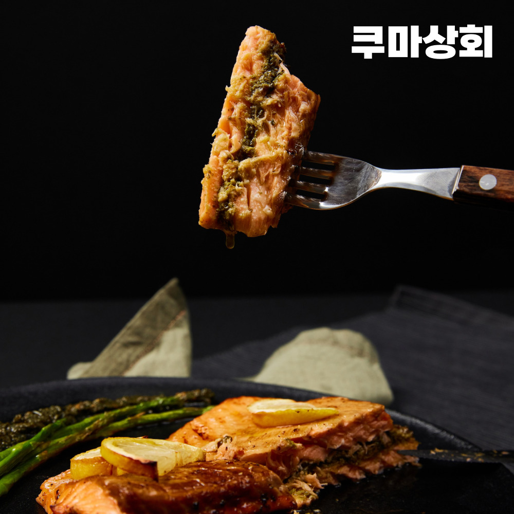 [간편조리]쿠마 연어 바질 스테이크 250g 이미지 6