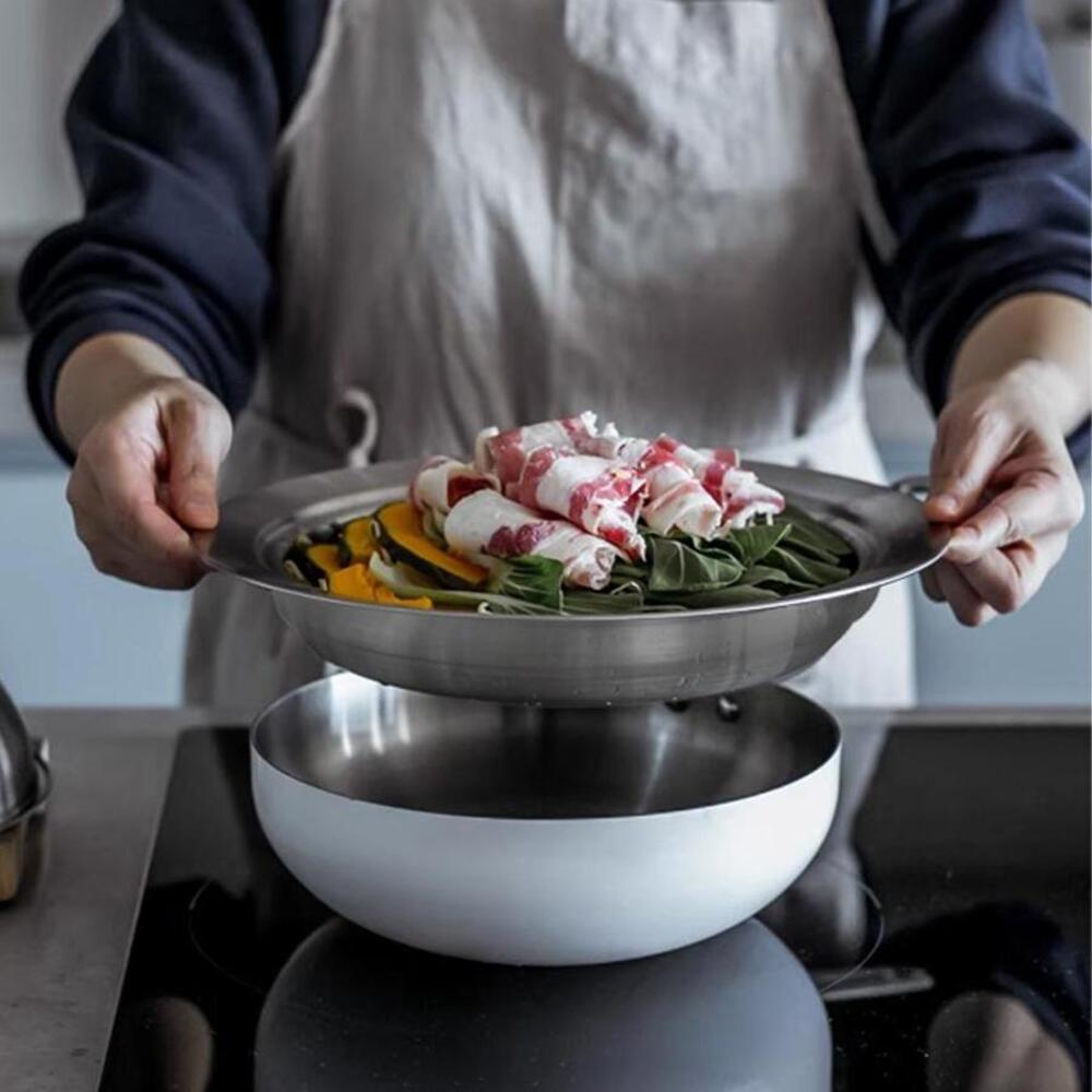 국산 오슬로 멀티 돔스티머 스텐304 돔뚜껑 찜판 채반 찜기 받침 - 상세 이미지 3