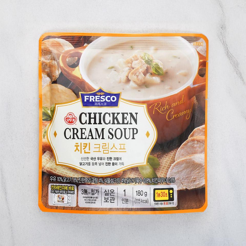 메가마트 오뚜기 프레스코 치킨크림스프 180g - 메인 이미지