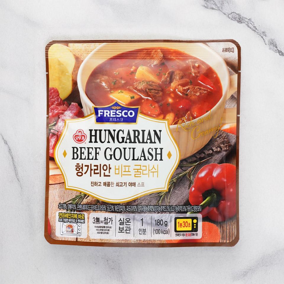 메가마트 오뚜기 프레스코 헝가리안 비프굴라쉬 180g - 메인 이미지