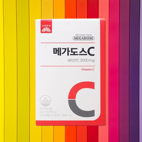 고려은단 메가도스C 비타민C 3000 비타민씨 가루 30포X1개 - 상세 이미지 2