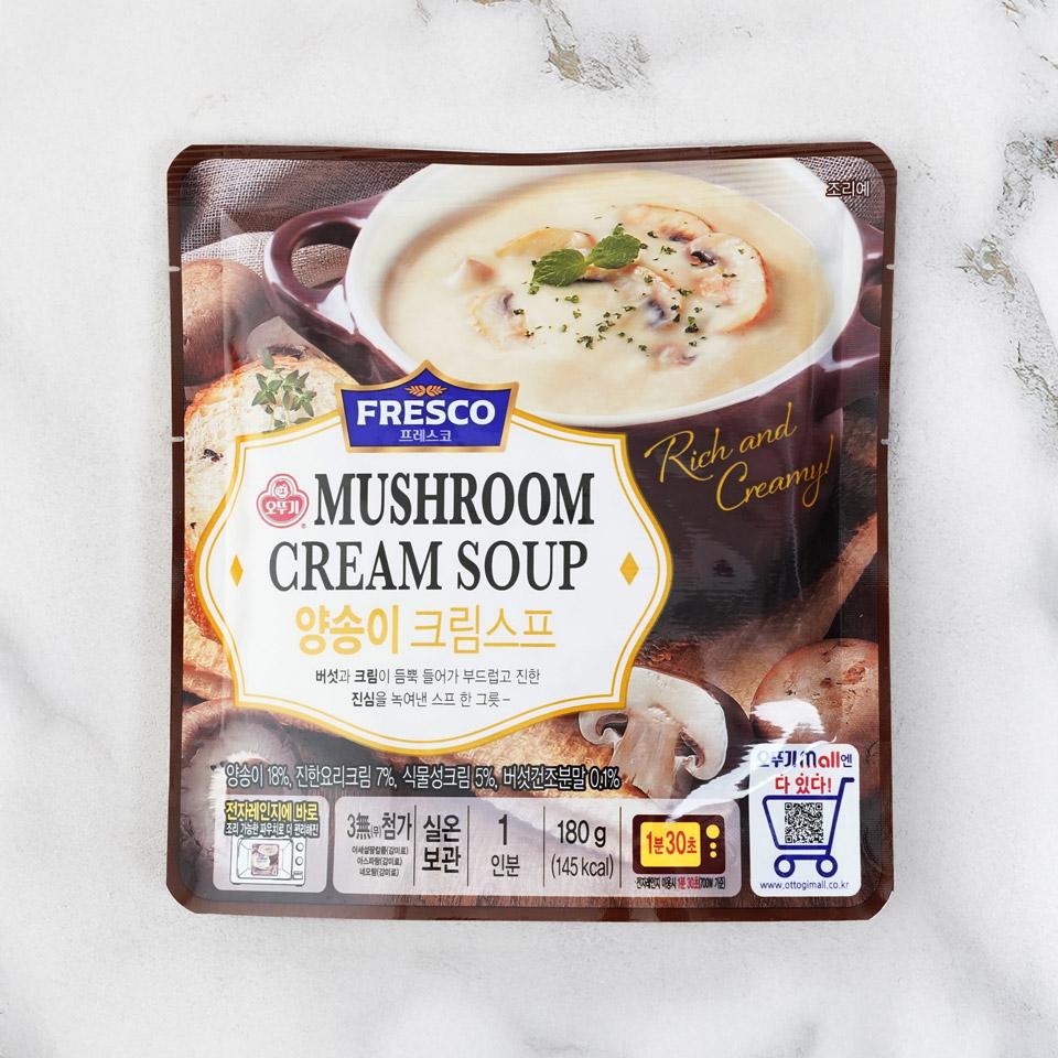 메가마트 오뚜기 프레스코 양송이크림스프 180g - 상품 이미지