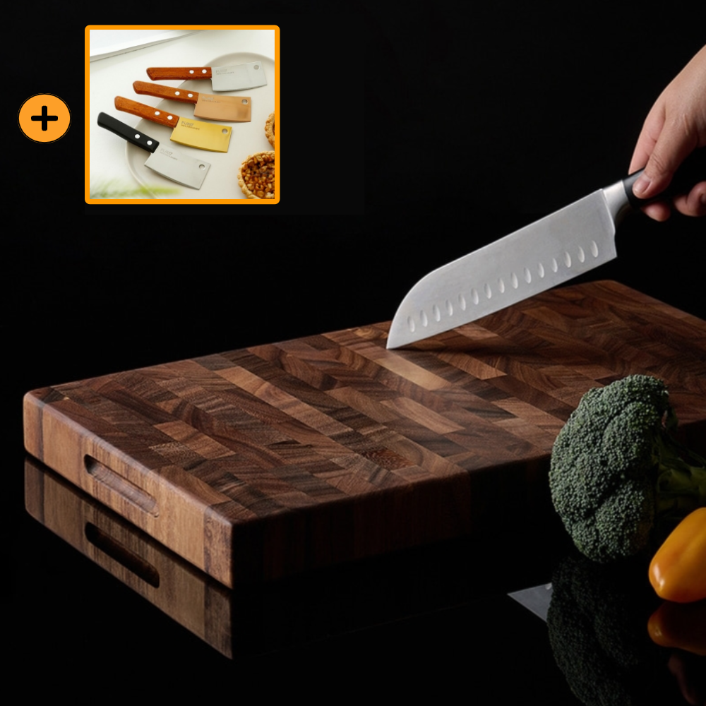 엔드그레인 나무도마 플레이팅 월넛 옥주부도마