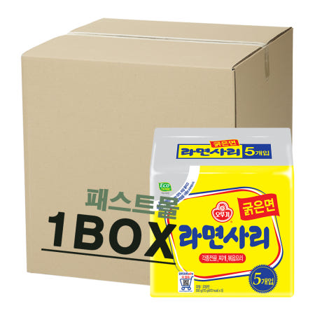 오뚜기 라면사리 굵은면 110g, 40개