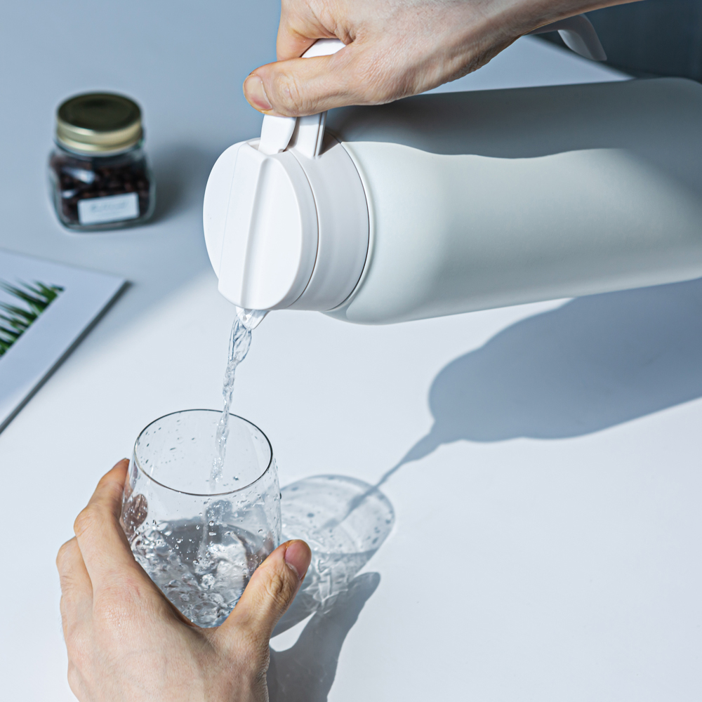칼딘 보온보냉 서버 스텐 커피 서버 워터저그 1500ml, 블랙 이미지 7