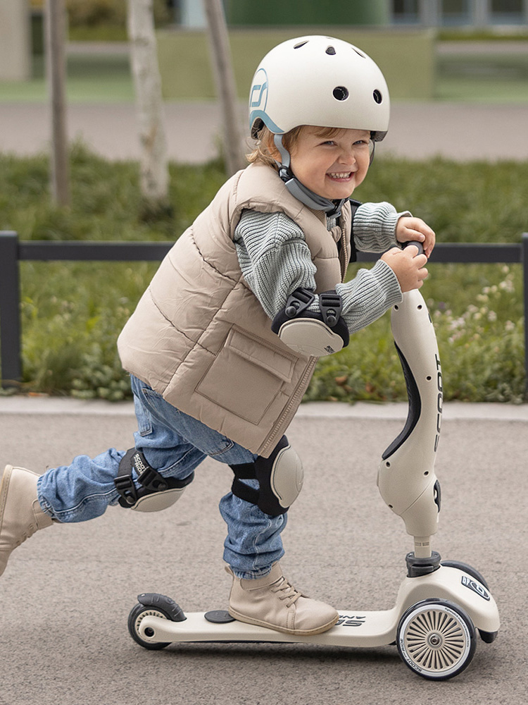 스쿳앤라이드 애쉬(킥1+헬멧S+보호대) 3종세트 유아킥보드