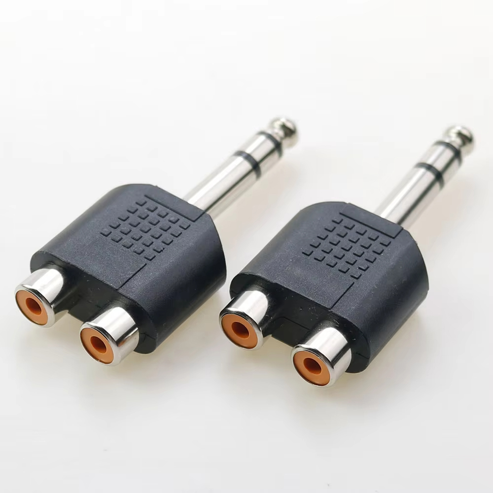 2 RCA to TRS 55 케이블 커넥터 6.3mm 스테레오 변환 오인페 연결 - 상세 이미지 3