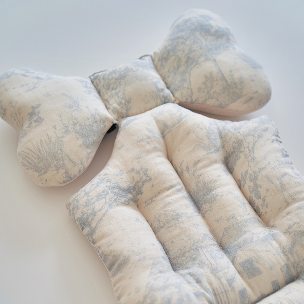 마롤로뜨 뜨왈드주이 사계절 유모차 라이너 통통 신생아 카시트 쿠션 양면 쿨시트 유아 민트