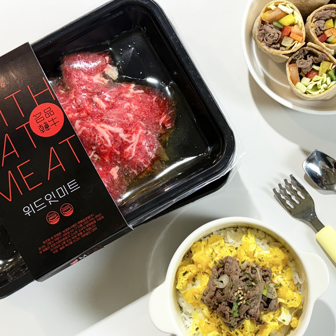 위드잇 냉동 양념 소불고기 200g X 3팩, 한우 아기 아이 반찬 저염 무방부제 무첨가 - 상세 이미지 2