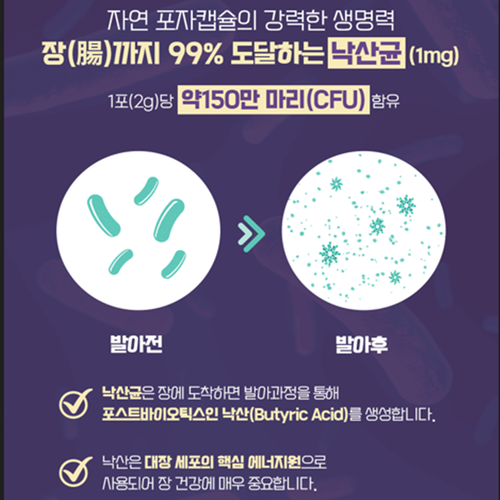 일동생활건강 100억 생 낙산균 유산균 30포 3박스 포스트바이오틱스 프리미엄 효능 - 상세 이미지 5