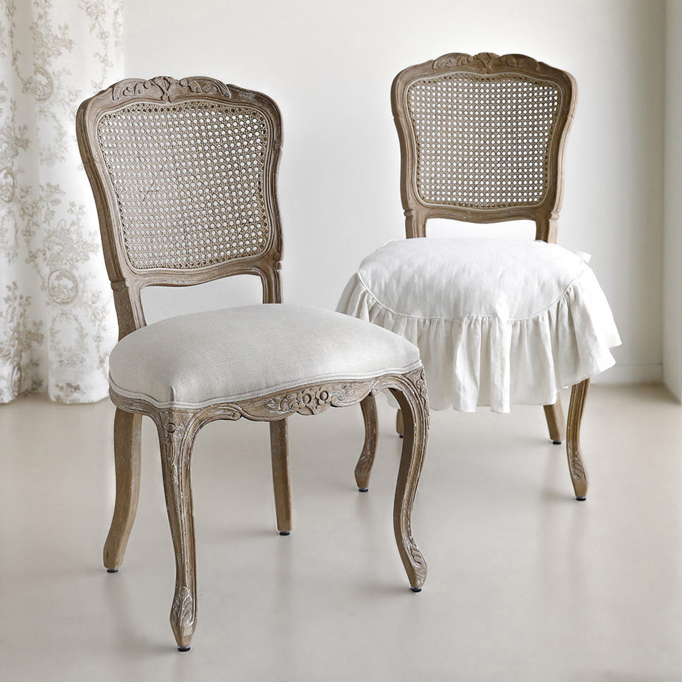 블랑드 식탁 의자 프렌치 라탄 원목 인테리어 디자인 빈티지 다이닝 라운지 엔틱 체어