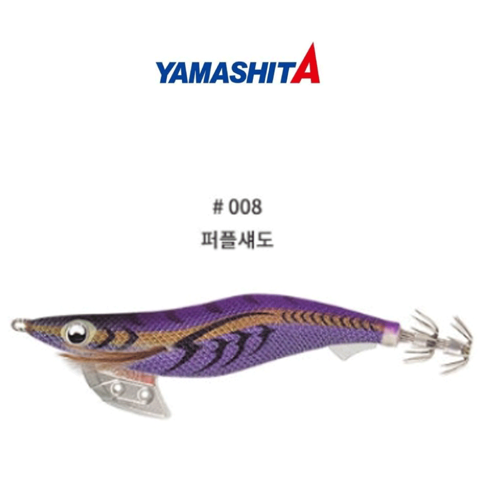 바다루어 야마시타 에기왕K 무늬오징어 팁런 수평 에기 에깅 슷테 루어 008, 3호 - 상품 이미지