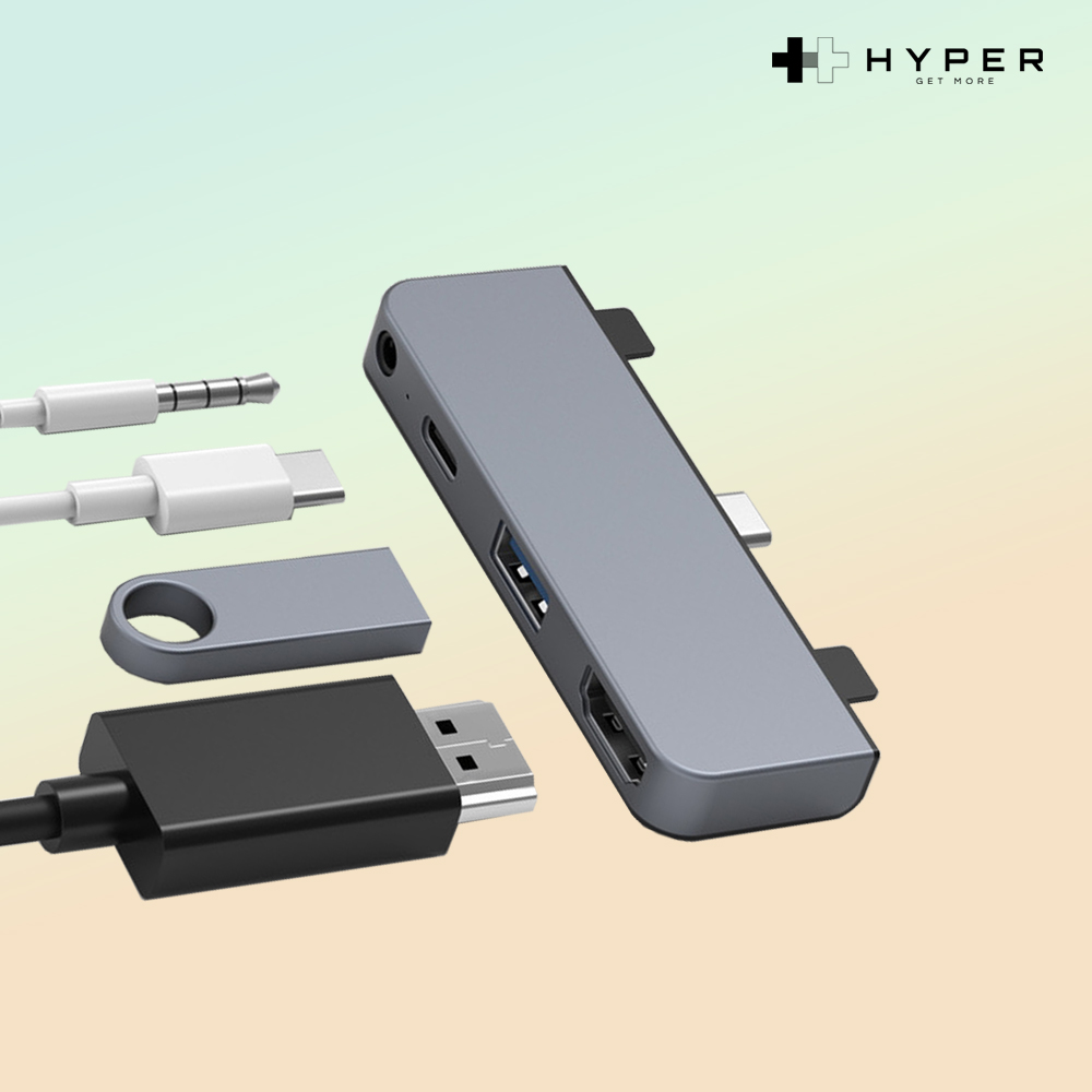 하이퍼드라이브 HD319E USB C타입 맥북 아이패드 컴퓨터 썬더볼트 HDMI 허브