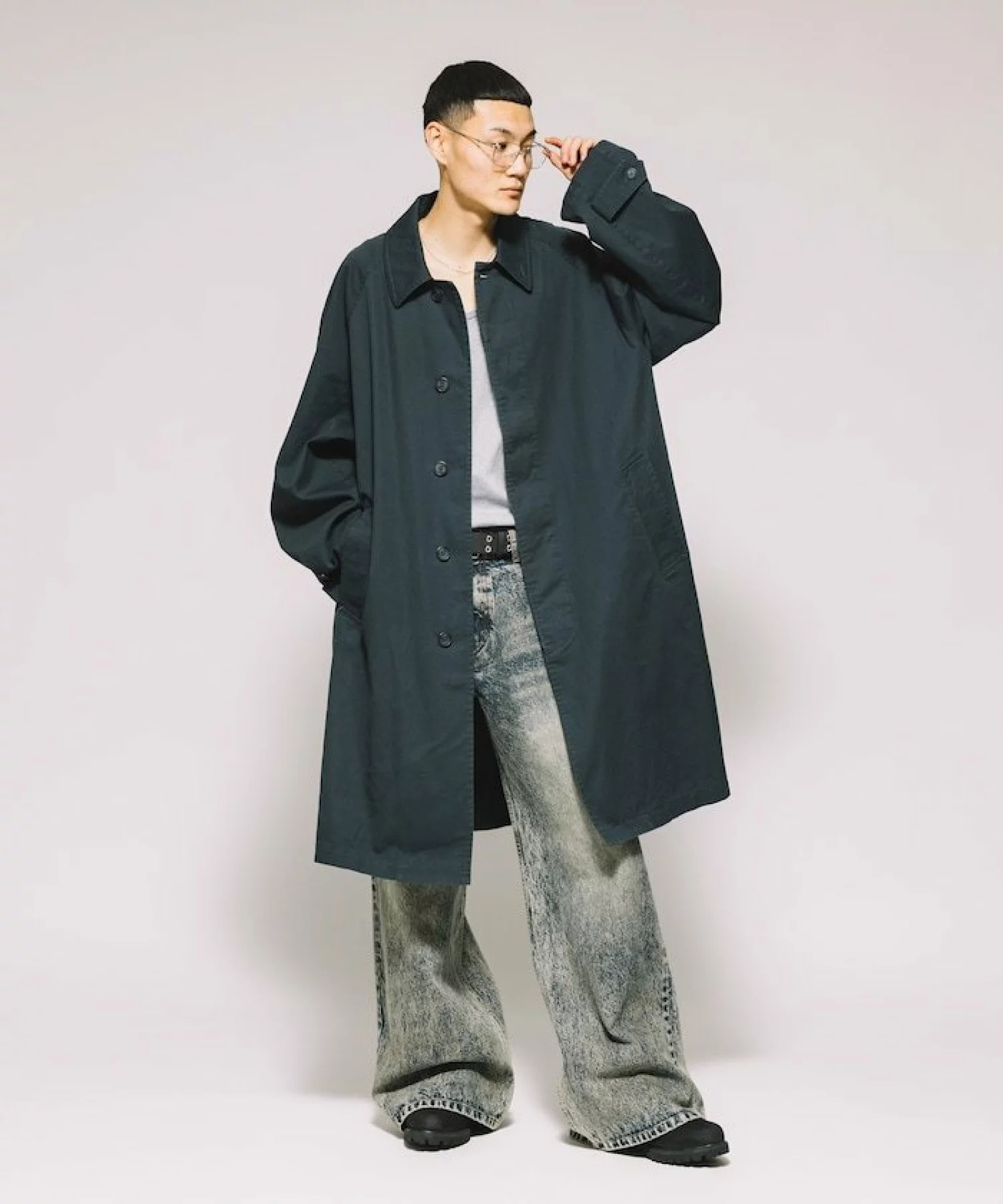 프릭스스토어 FREAKS STORE 코튼 트윌 스텐드 칼라 코트 2컬러 - 상세 이미지 2
