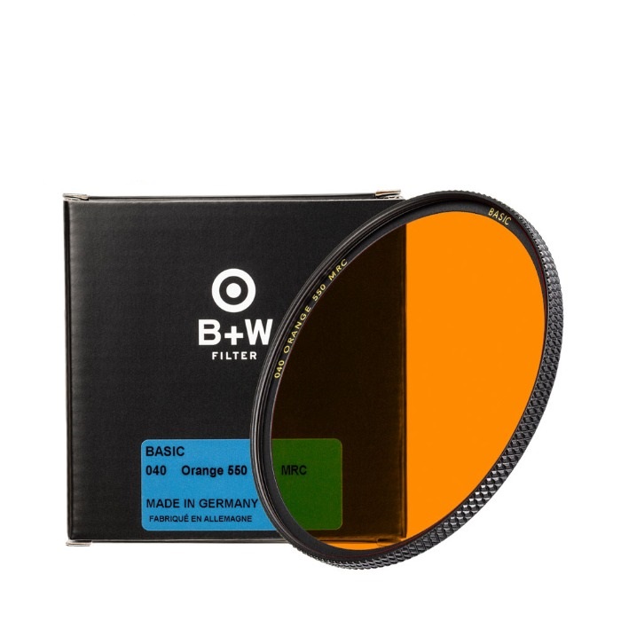 슈나이더 B+W BASIC Orange MRC  55mm 카메라 렌즈 흑백 필터 [공식수입원 무한미디어] - 상품 이미지
