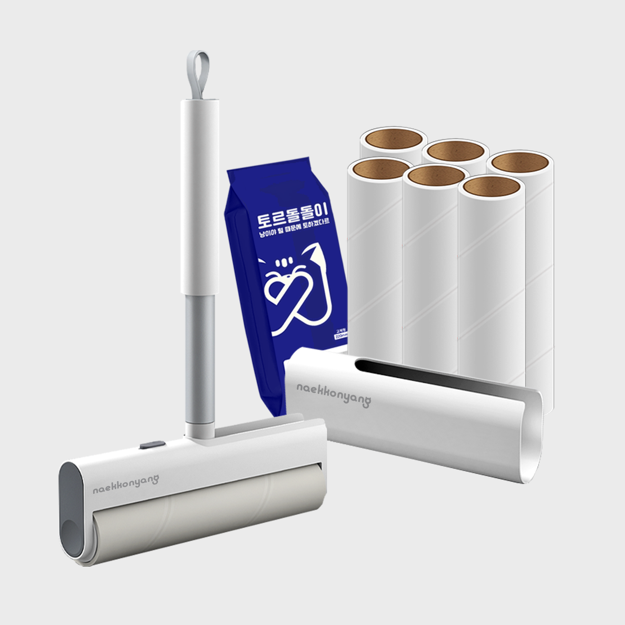 토르 돌돌이 22cm 대형 사선컷팅 90도 회전 테이프클리너 본체+리필세트 알뜰구성 모음