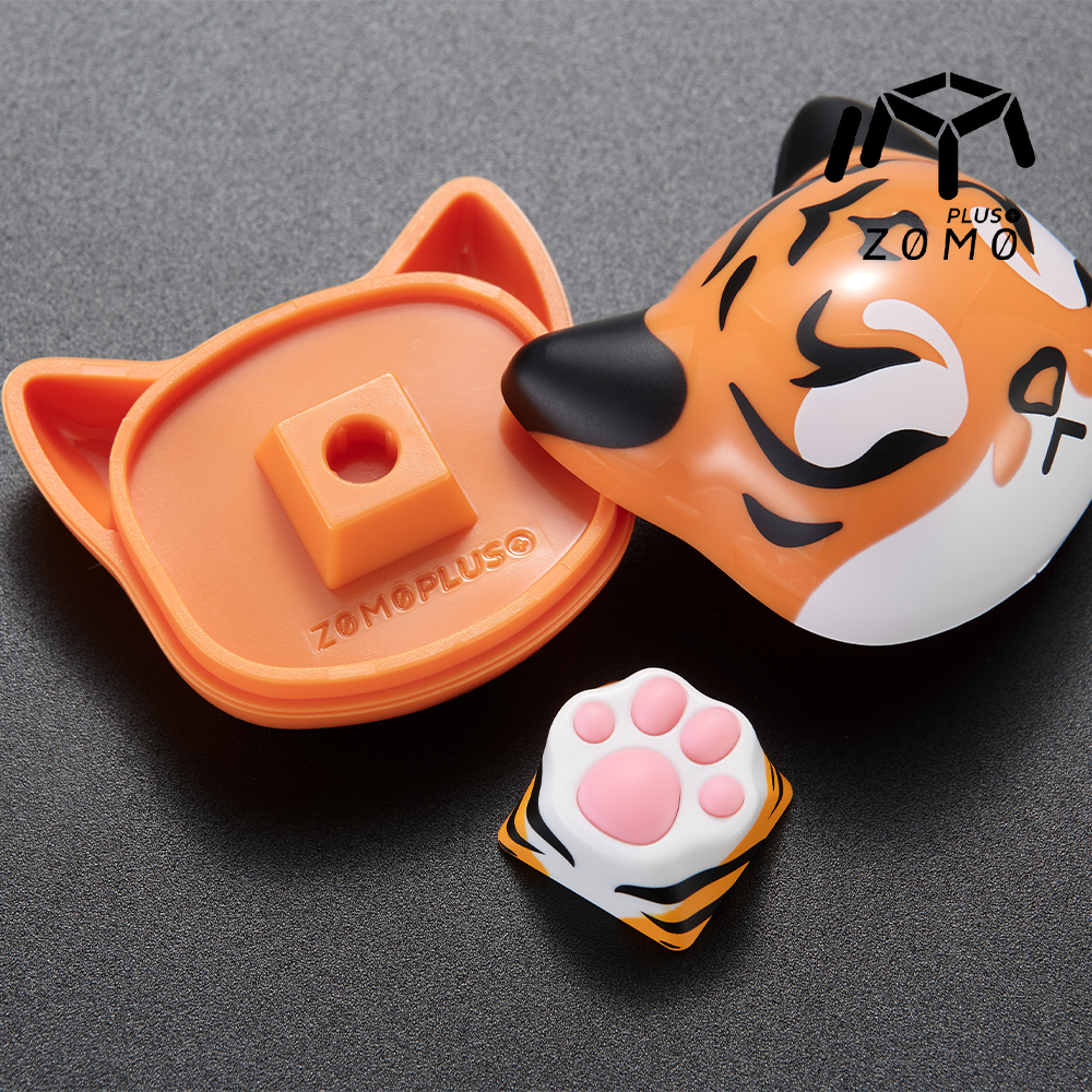 ZOMO 조모 고양이 발 키캡 아티산 포인트 키캡 기계식 키보드 호랑이 냥