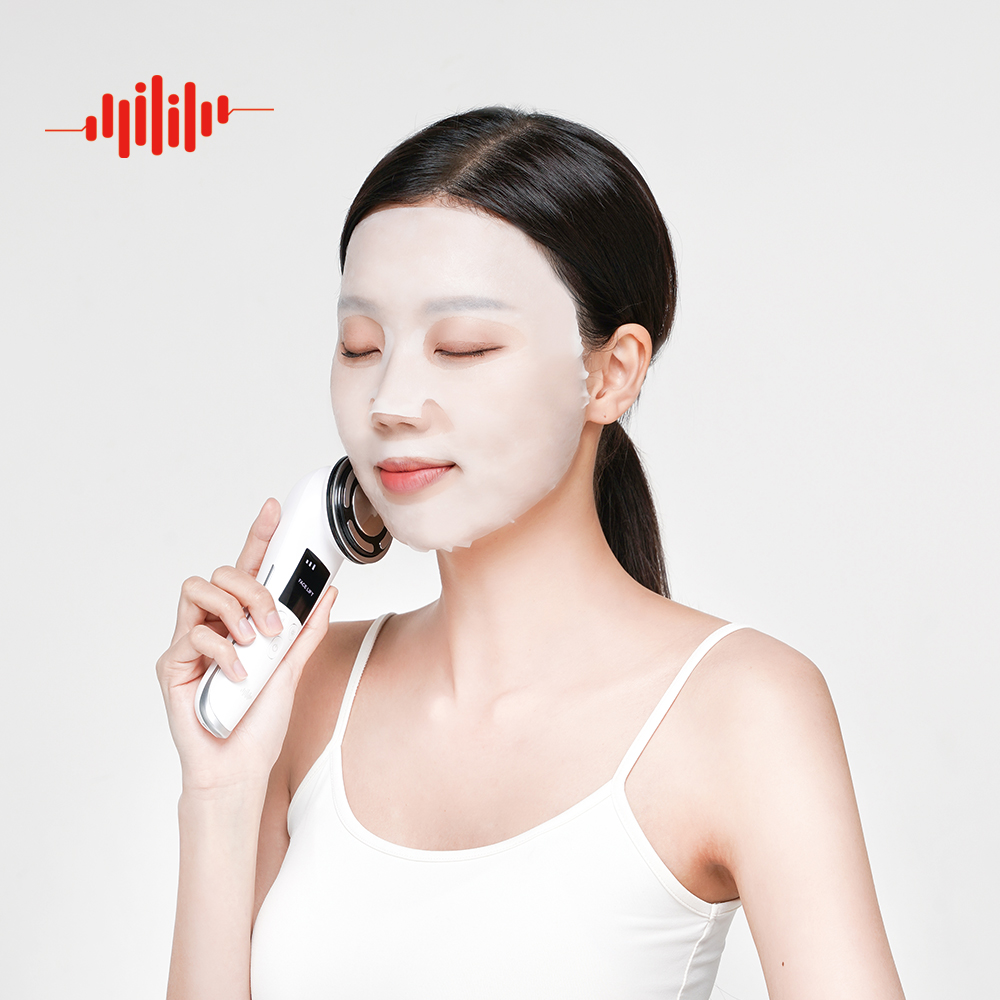 ILI 갈바닉 냉온 마사지기 고주파 홈케어 뷰티 디바이스 피부관리기 진동클렌저 미세전류 이미지 2