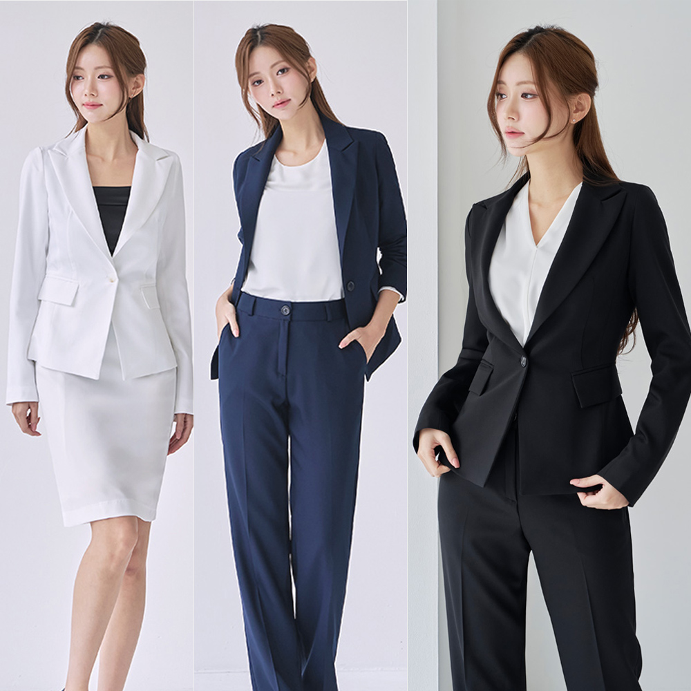 여성 정장 자켓 면접 빅사이즈 [심플형 자켓] - 상품 이미지