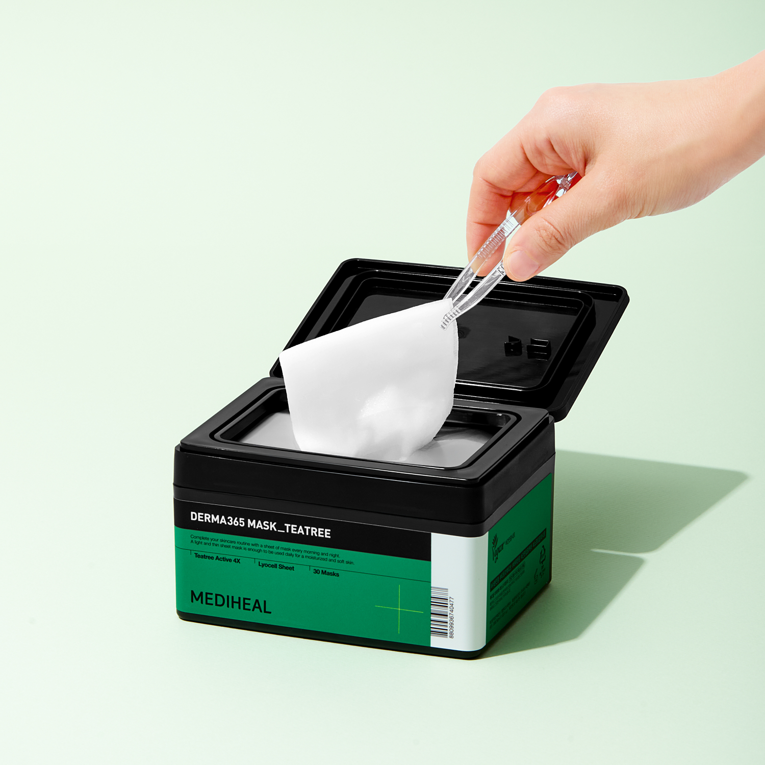메디힐 뽑아쓰는 마스크팩 더마365 티트리 30매 - 상세 이미지 3