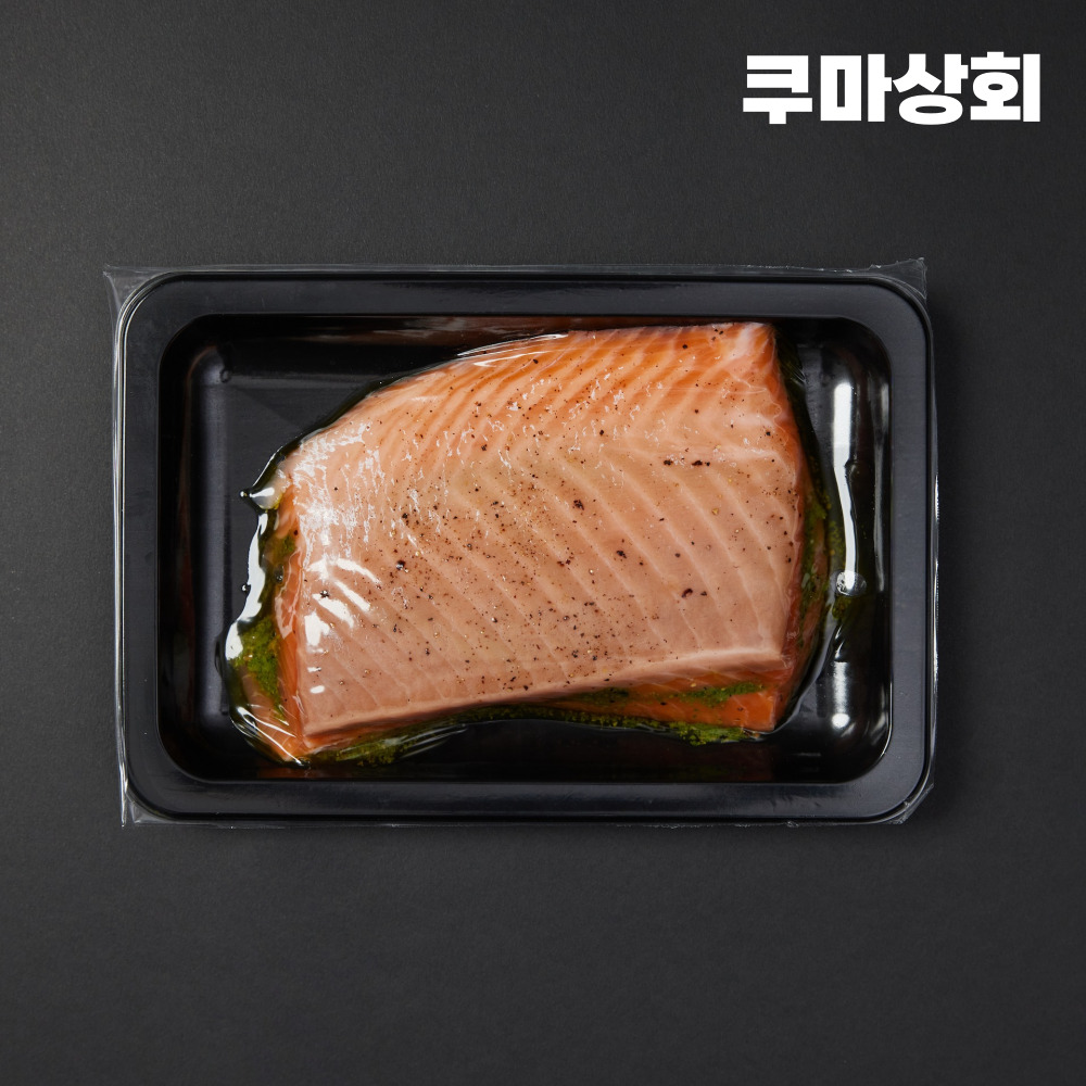 [간편조리]쿠마 연어 바질 스테이크 250g 이미지 8