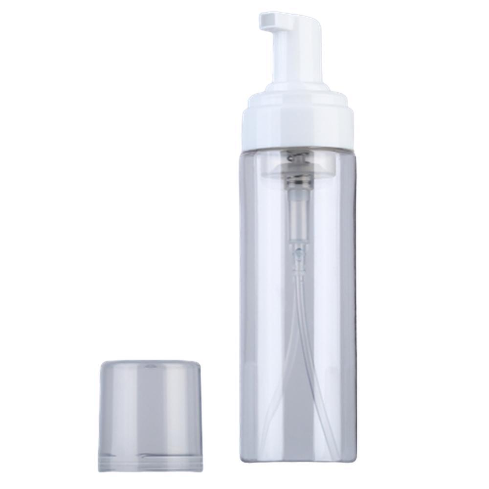 펌프식 투명 버블공병 원형 거품펌핑용기 200ml, 1개