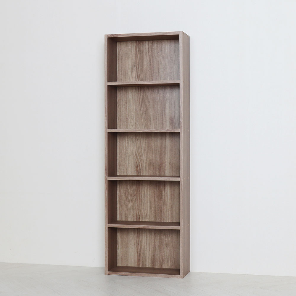 모던 D170 슬림 책장 400x170x1200mm, 5단, 아카시아 - 상세 이미지 2