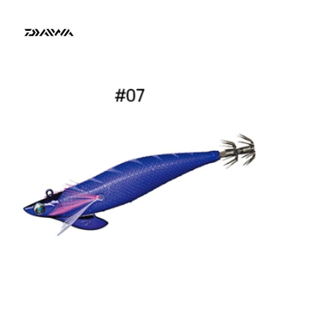 바다루어 다이와 보트2 퍼플퍼플 무늬오징어 팁런 TR 에기 에깅 7, 3호