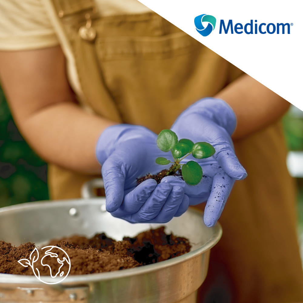 친환경 생분해 니트릴장갑 에코세이프 1Box(100매) : 메디컴스토어