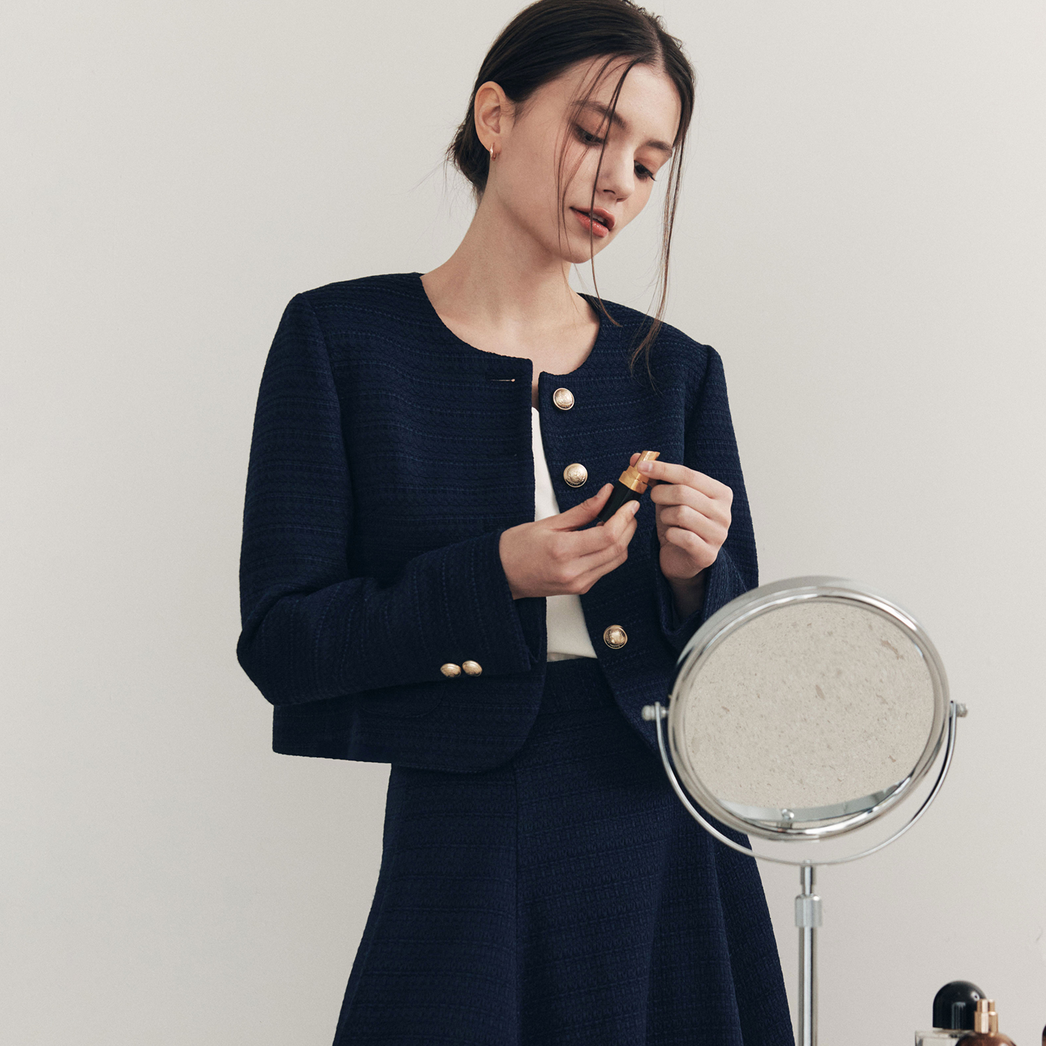 [제로스트릿] 아이비 트위드 자켓 IVY TWEED JACKET / NAVY