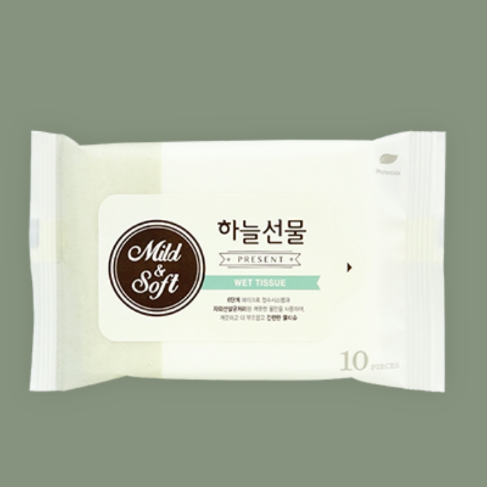 국내산 판촉용물티슈 휴대용물티슈 - 상품 이미지