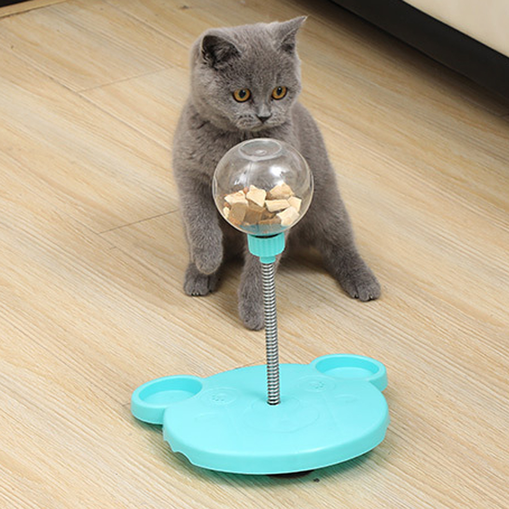 고양이 간식 장난감 냥냥펀치 강아지 애견 노즈워크 후각 사냥 놀이 분리불안 스윙 오뚜기 오뚝이 흔들 캣닢 먹이퍼즐 - 메인 이미지