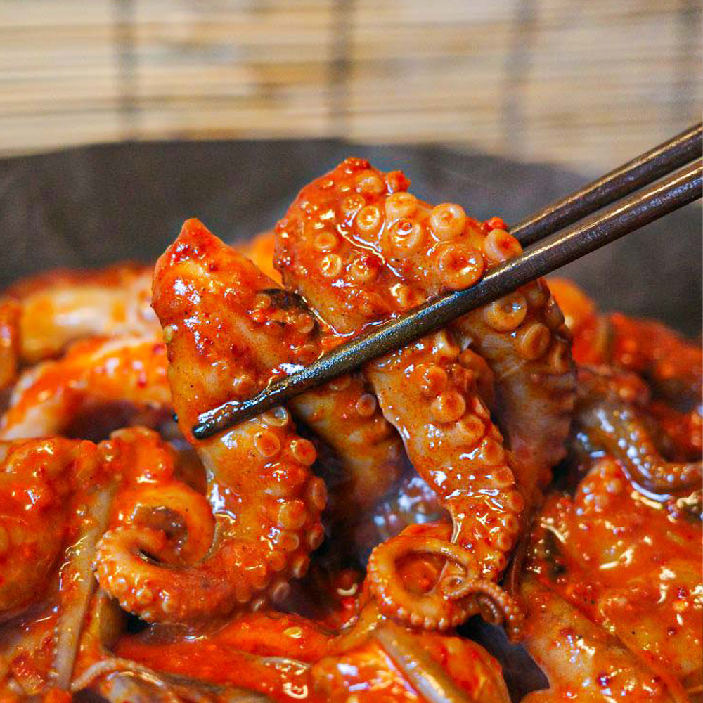 맵싹한 양념 쭈꾸미 볶음 매운맛 맛집 집들이 캠핑 밀키트 간편 술안주 통 쭈꾸미볶음 - 상세 이미지 3