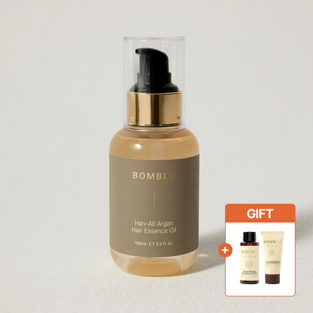 봄비유 모로코 아르간 13000PPM 열보호 컬링 단백질 헤어 오일 에센스 100ml