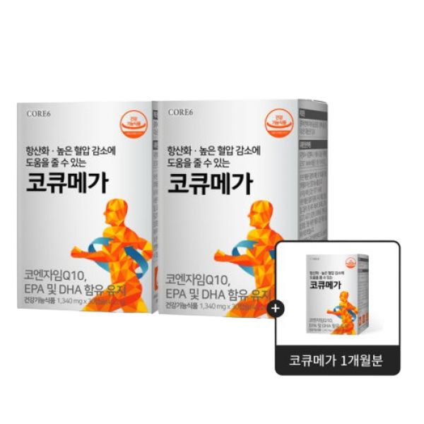 파이토테크 코큐메가 오메가3 1,160mg, 60캡슐, 3박스 : 에클라라