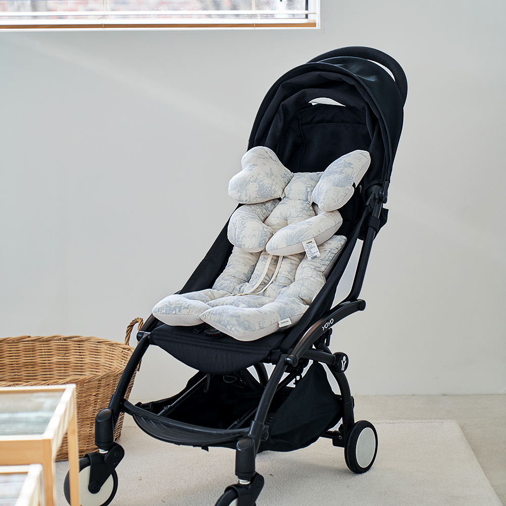 마롤로뜨 뜨왈드주이 사계절 유모차 라이너 통통 신생아 카시트 쿠션 양면 쿨시트 유아 민트