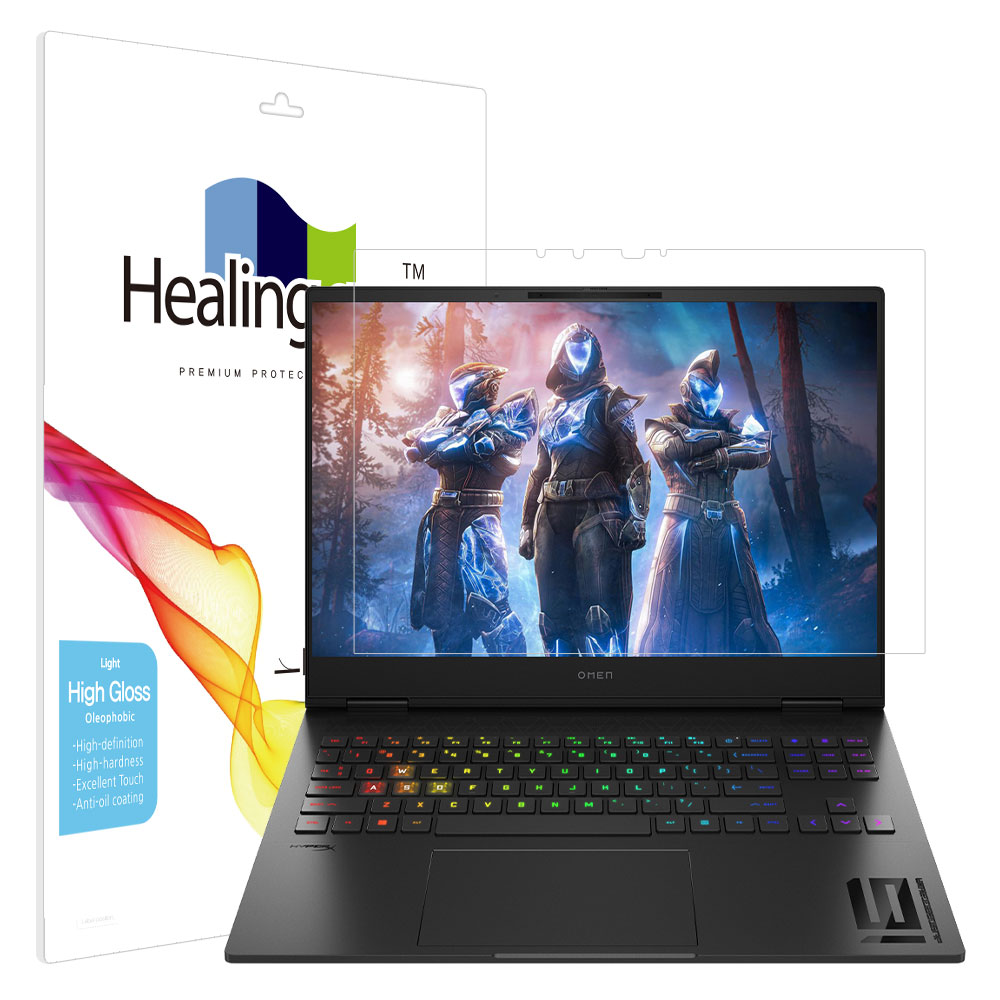 HP 오멘 16 슬림 U1042tx 올레포빅 Light 액정보호필름 - 메인 이미지
