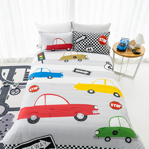 키덜트 취향저격 먼지없는 사계절 알러지케어 이불커버 베개세트 레이싱 (자동차), S.SS(싱글.슈퍼싱글겸용)
