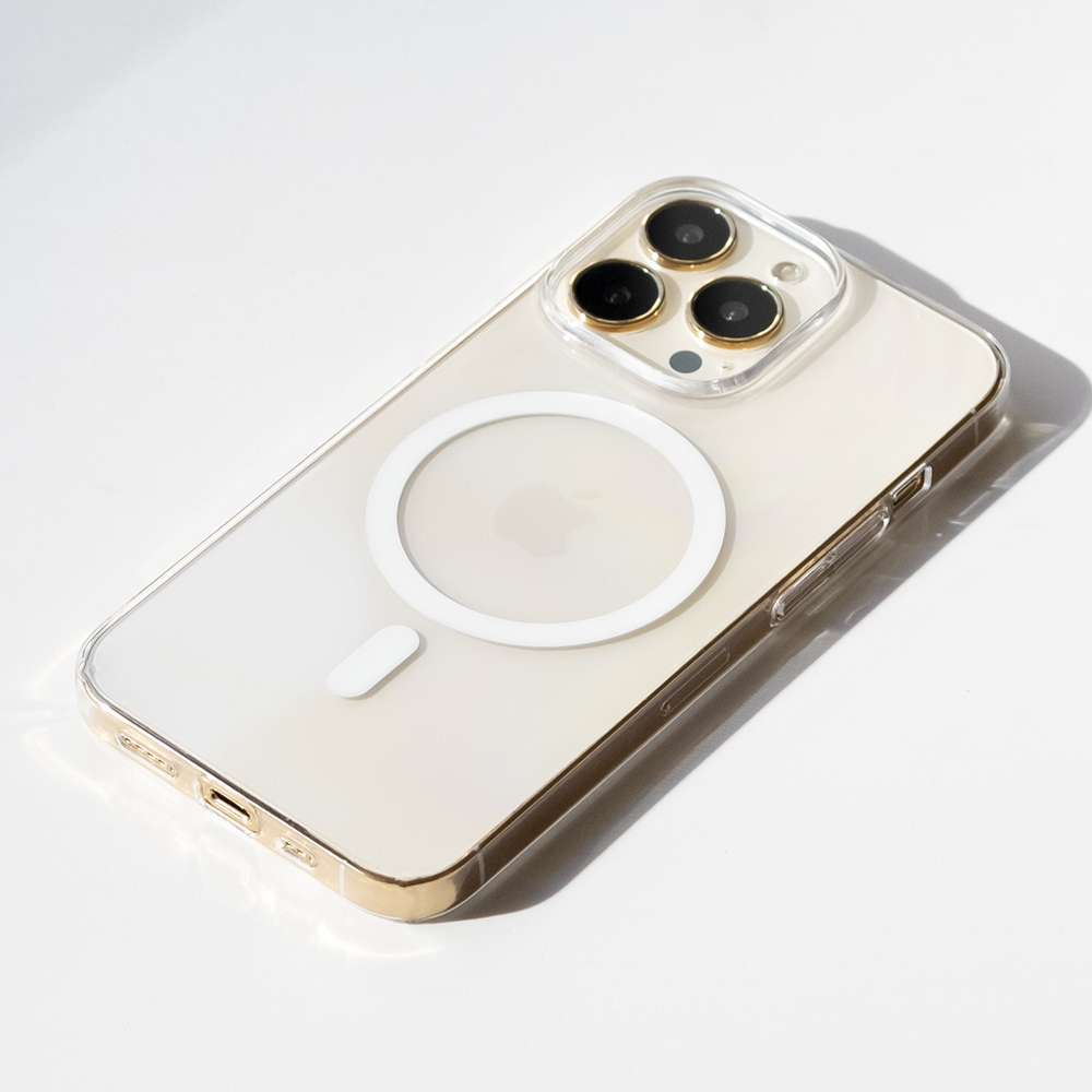 맥세이프 케이스 변색없는 얇은 슬림 투명, 아이폰12 프로 맥스 - 상품 이미지