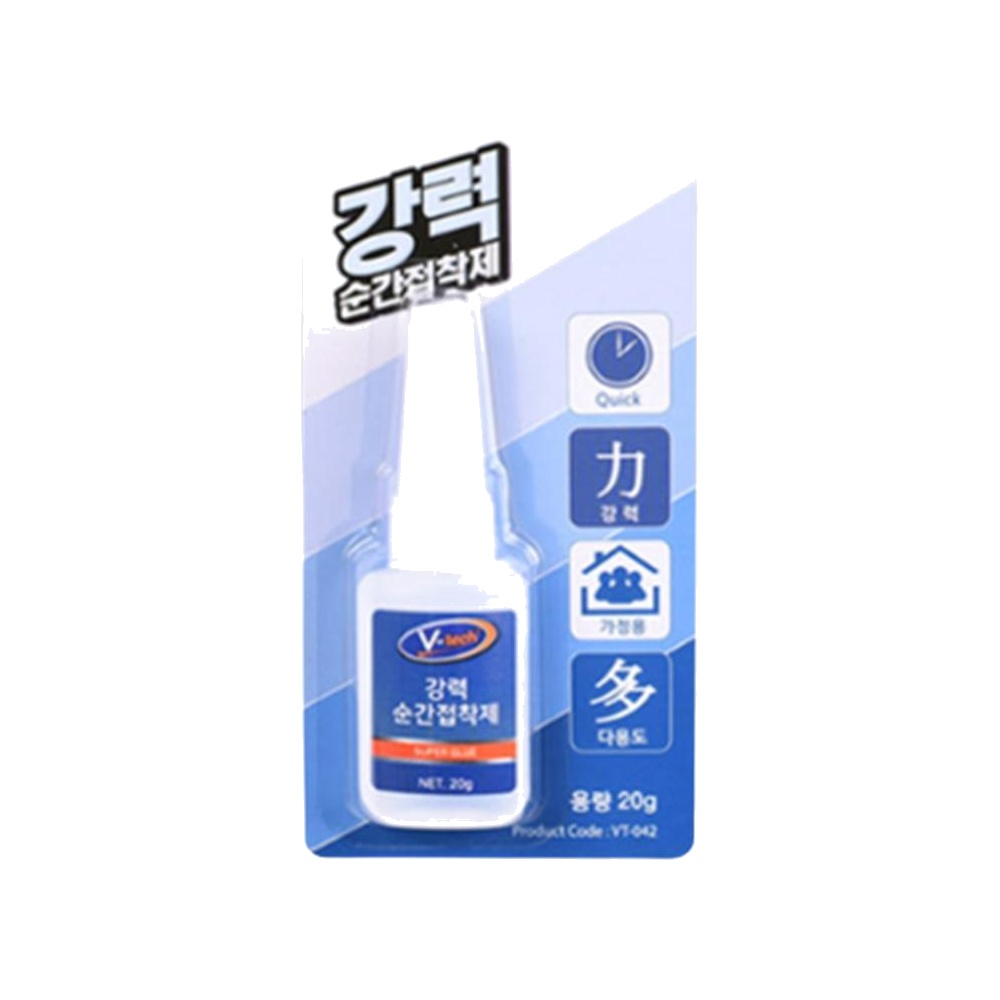 목공 나무 접착제 플라스틱 붙이기 타일 강력 본드 비분사 액체형 가정용 20g, 1개