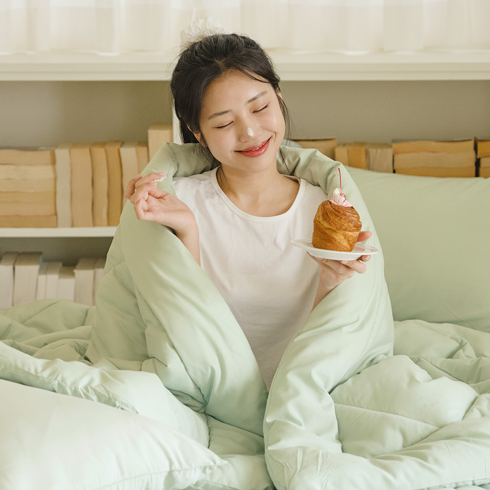 바자르 시리얼 먼지없는 봄 가을 사계절 차렵 이불 패드세트 SS