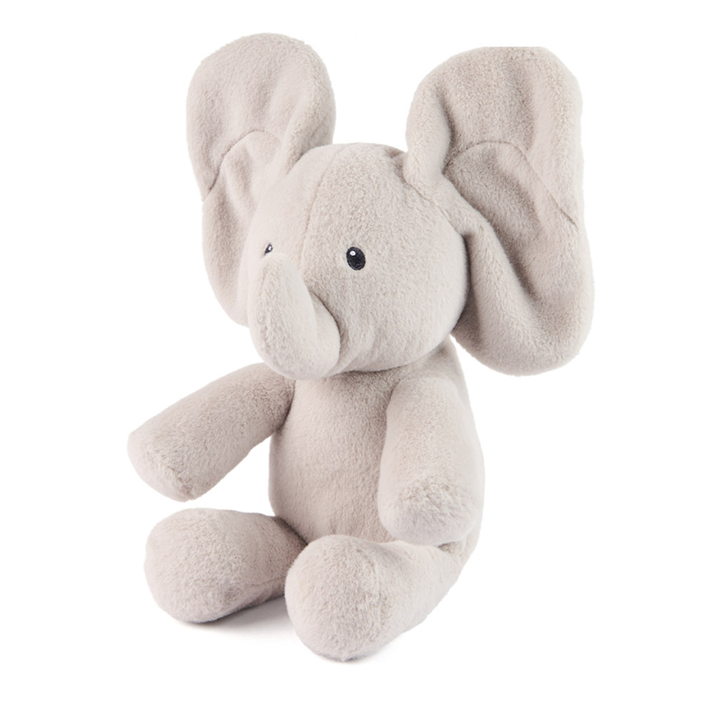 코끼리 까꿍인형 30cm 보들보들 움직이는 아기동물인형 KC인증 - 상세 이미지 3