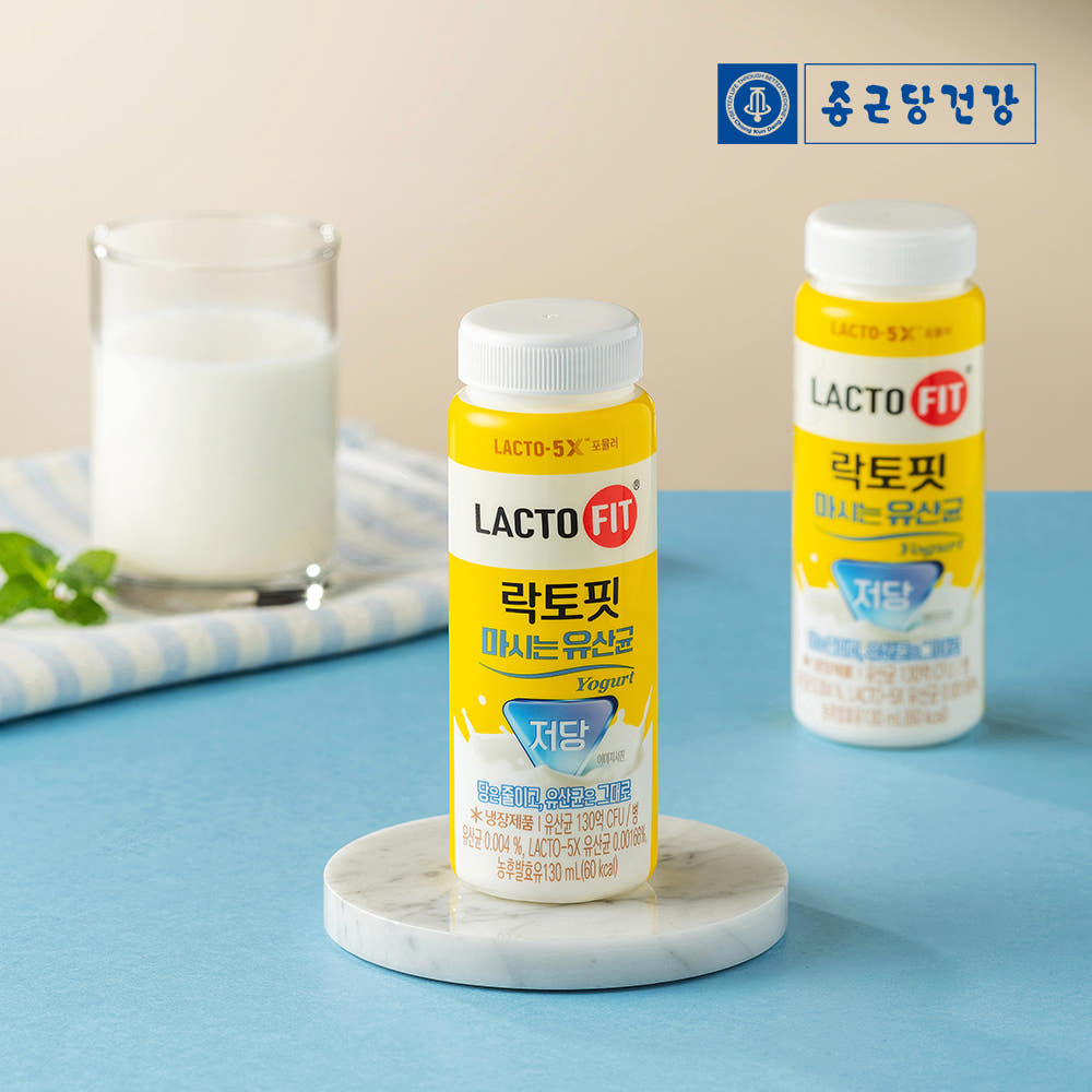 종근당 건강 락토핏 마시는 유산균 저당 130ml 농후발효유 12개입 2박스 (24개입) - 상세 이미지 2