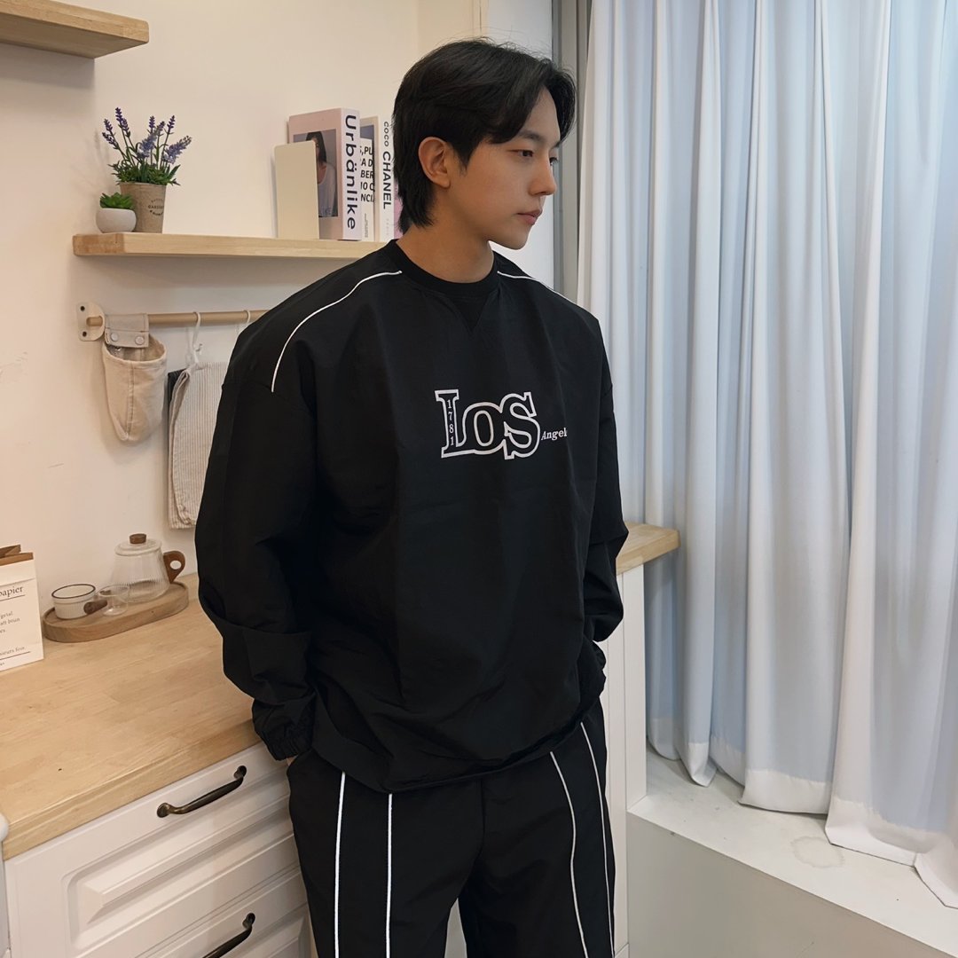 나일론맨투맨 바람막이맨투맨 - 상세 이미지 2