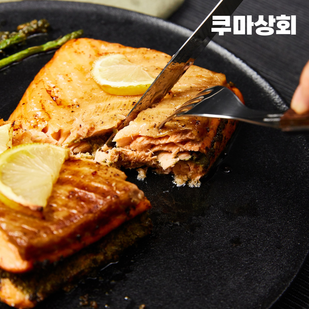 [간편조리]쿠마 연어 바질 스테이크 250g - 상세 이미지 5
