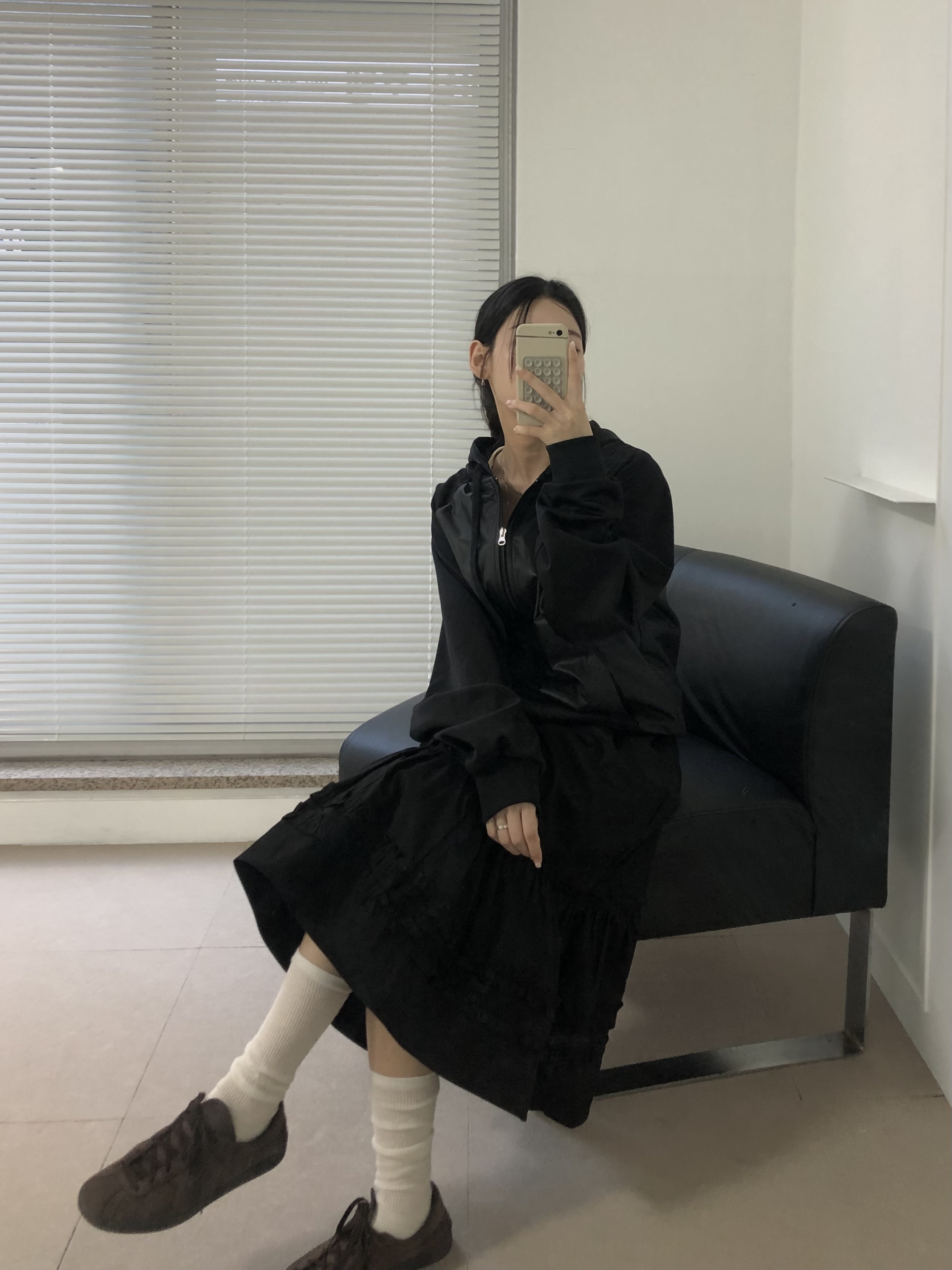 나일론 후드 집업 저지 NYLON HOODIE (2 color) 상세 이미지 3