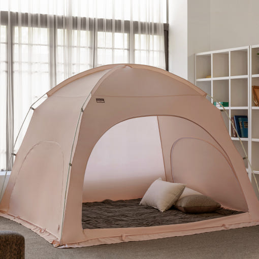 [따수미 패브릭 난방텐트 설치 이미지]