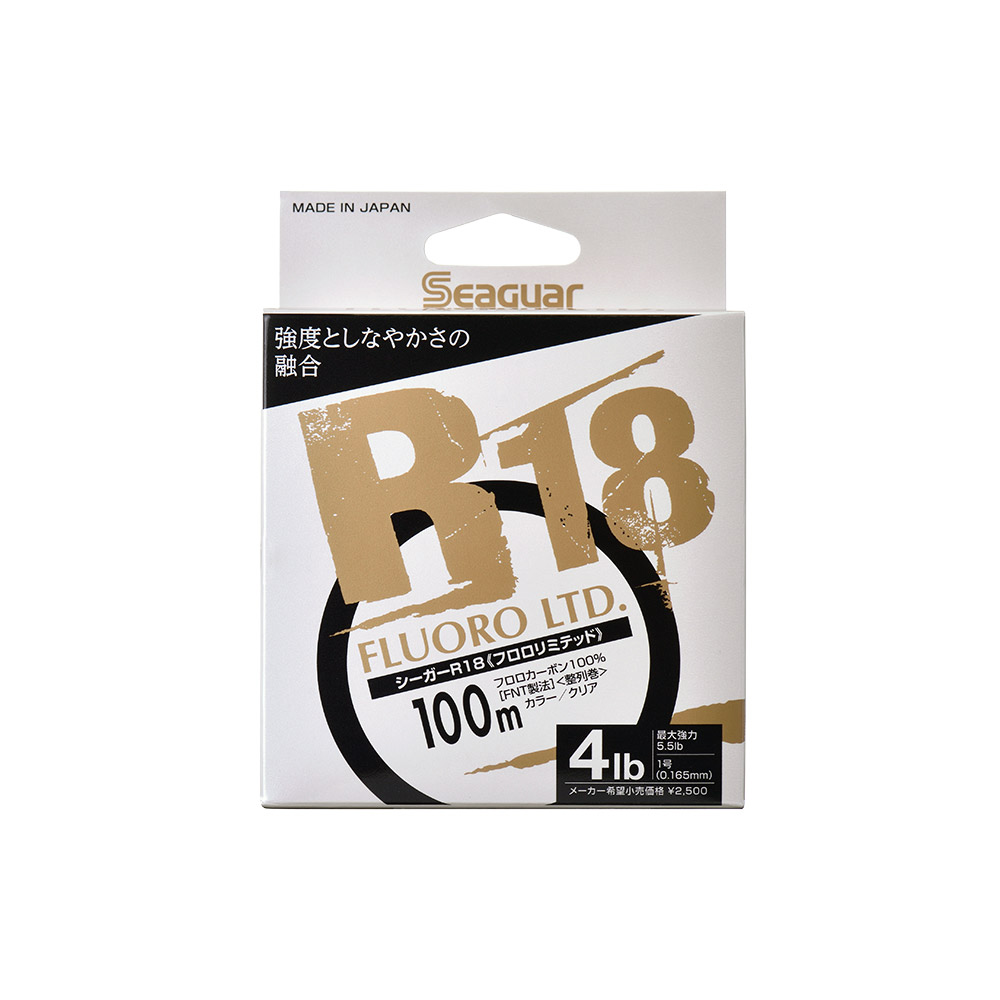 시거(SEAGUAR) 카본라인 R18 플로로 리미티드 100M 4lb - 상품 이미지
